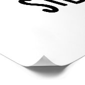 Steamed Bun Funny Food Puff Poster (Ecke)