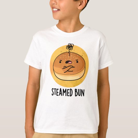Steamed Bun Funny Food Puff T-Shirt (Vorderseite)
