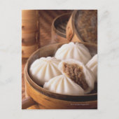 Steamed Bun Postkarte (Vorderseite)