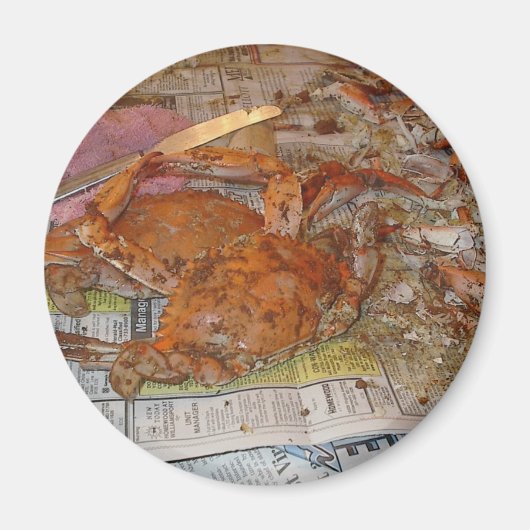 STEAMED CRABS YUMMY MAGNET (Vorne)