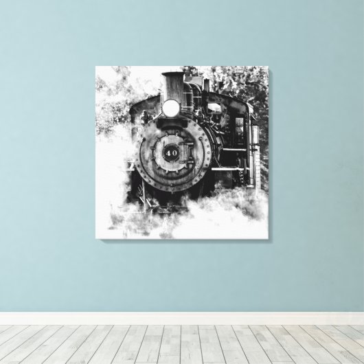 Steamed Leinwanddruck (Insitu (Holzboden))