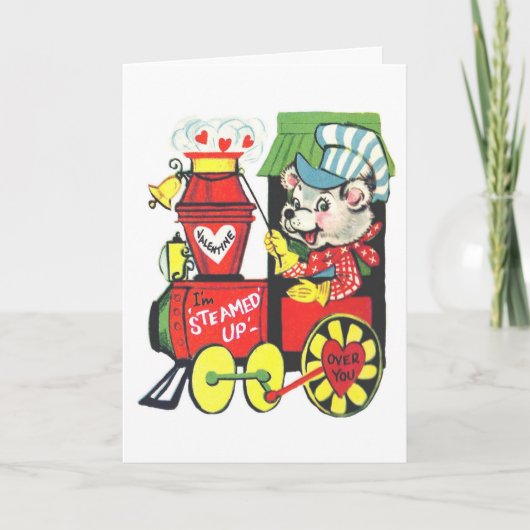 Steamed Up Valentine Feiertagskarte (Vorderseite)