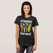 Steamed Vegetables Funny Puff Gift for Vegans T-Shirt (Vorne ganz)