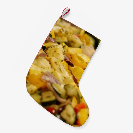 Steamed Vegetables Kleiner Weihnachtsstrumpf (Vorderansicht (hängend))