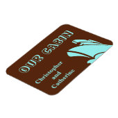 Steamer Brown Stateroom Door Marker Magnet (Linke Seite)