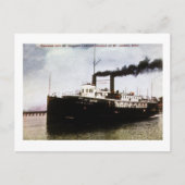 Steamer City of Chicago, Harbour St Joseph Michiga Postkarte (Vorderseite)
