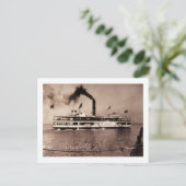 Steamer G.A. Boeckline - Louis Pesha Postkarte (Stehend Vorderseite)