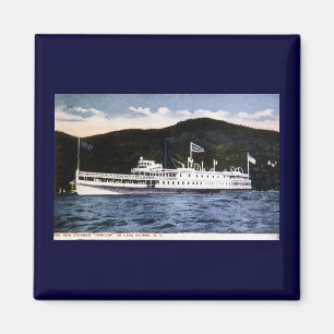 Steamer "Horicon" am George-See, New York Magnet