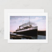 Steamer Juniata bei Dock, Duluth, Minnesota Postkarte (Vorne/Hinten)