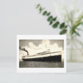 Steamer Juniata der Ankerlinie Postkarte (Stehend Vorderseite)