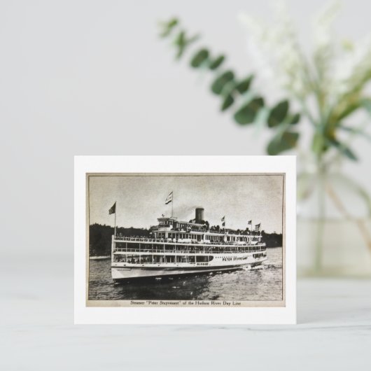 Steamer Peter Stuyvesant - Vintage Postkarte (Stehend Vorderseite)