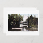 Steamer Topinabee, Devil's Elbow, Michigan Postkarte (Vorne/Hinten)