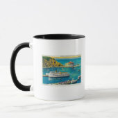 Steamers Catalina und Avalon am Pier und Casino Tasse (Links)