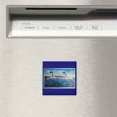 Steamers Ticonabweicha und Vermont, Burlington, VT Magnet (In Situ (Geschirrspüler))