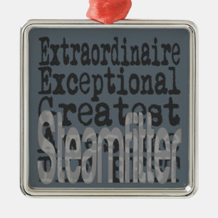 Steamfitter Extraordinaire Silbernes Ornament