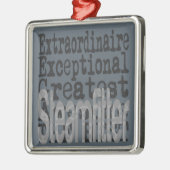 Steamfitter Extraordinaire Silbernes Ornament (Links)