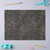 Steamgeere, rostes Metallmuster für Decoupage Seidenpapier (Basteln)