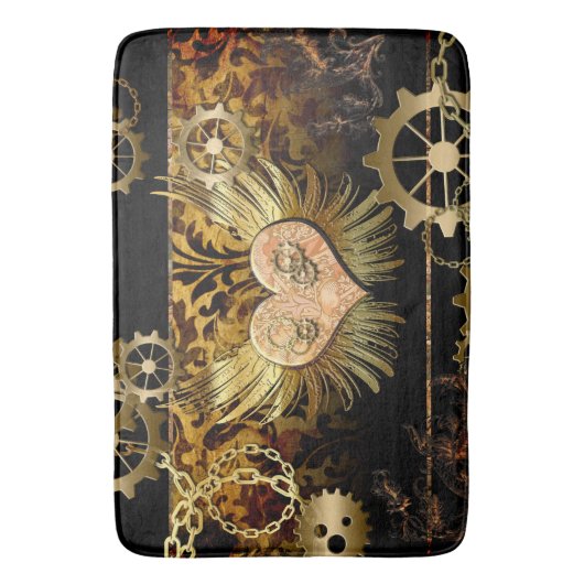 Steamherz Badematte (Vorderseite Vertikal)