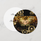 Steamherz Einladung (Vorne/Hinten)