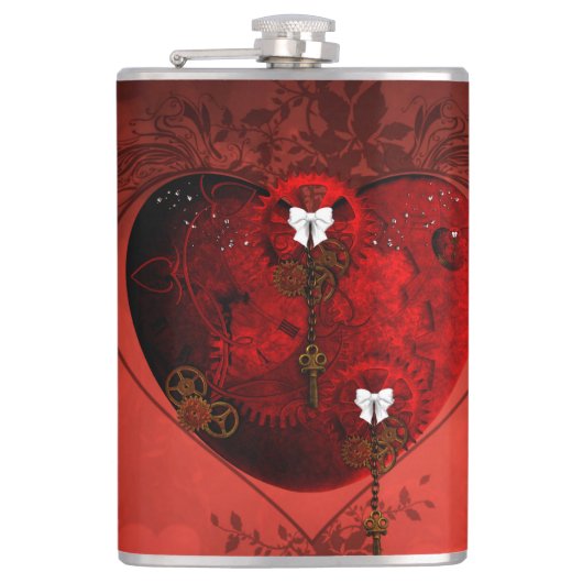 Steamherz Flachmann (Vorderseite)