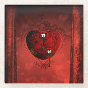 Steamherz Glasuntersetzer