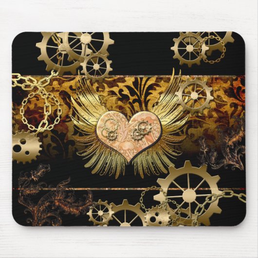 Steamherz Mousepad (Vorne)