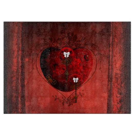 Steamherz Schneidebrett (Vorderseite)