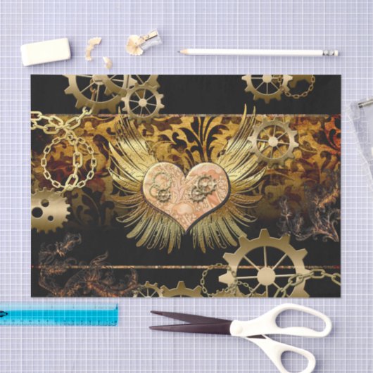 Steamherz Seidenpapier (Handwerk)