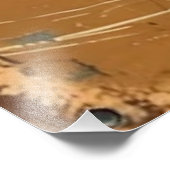 Steaming Coffee Vintage Metal Sign Fotodruck (Ecke)