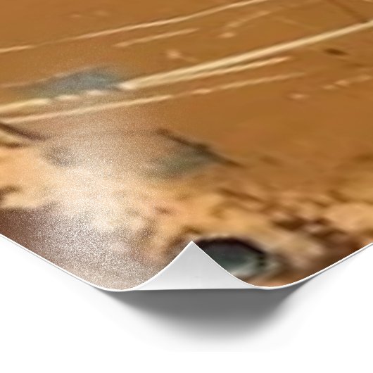 Steaming Coffee Vintage Metal Sign Fotodruck (Ecke)