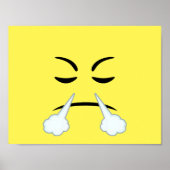 Steaming Emoji Poster (Vorne)
