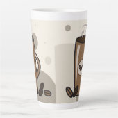 Steaming-Latte-Tasse Milchtasse (Vorderseite)