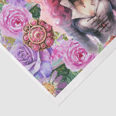 Steampal Floral 3 Gewepapier Seidenpapier (Ausschnitt)