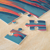 Steampelsonnenuntergang Puzzle (Seite)