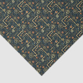 Steampfeifen und -geere, Red & Gold BL9 Decoupage Seidenpapier (Ausschnitt)