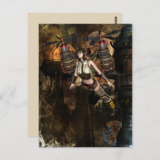 Steamphanswurst Postkarte (Vorne/Hinten)