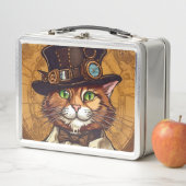 Steampkatzenkatze Vintage Lunchbox (Beispiel)