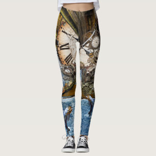 Steamplunk-Design Leggings
