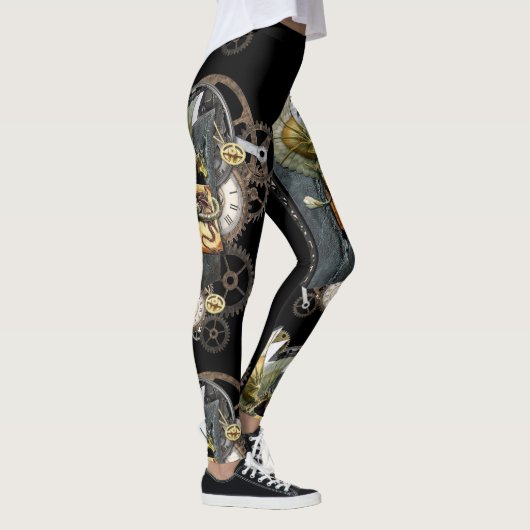 Steamplunk-Design Leggings (Rechts)