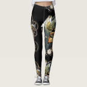 Steamplunk-Design Leggings (Vorderseite)