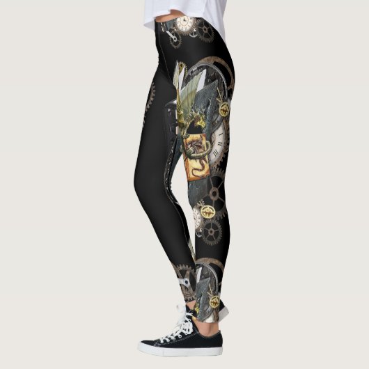 Steamplunk-Design Leggings (Links)