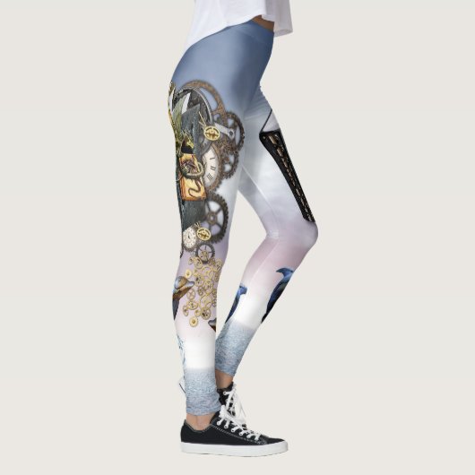 Steamplunk-Design Leggings (Rechts)