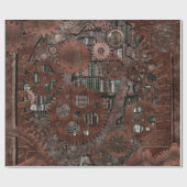 Steamponziehpapier Geschenkpapier (Flach)