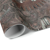 Steamponziehpapier Geschenkpapier (Rolleneckpunkt)