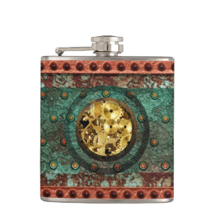 Steampton 1B Wrapped Flask Options Flachmann