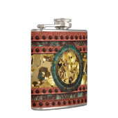 Steampton 4 Wrapped Flask Options Flachmann (Rechts)