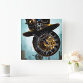 Steampton, industriell angetriebene Gänge Uhr Uhr (Zuhause)