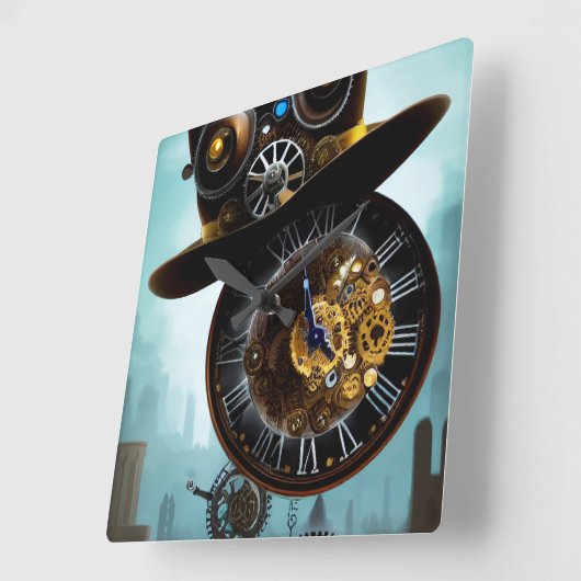 Steampton, industriell angetriebene Gänge Uhr Uhr  (Winkel)