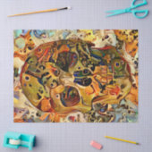 Steampton Skull Gold Decoupage Tissue Paper Seidenpapier (Basteln)