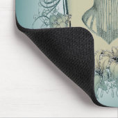 Steampton viktorianischer Blumenkranz Vintages Kor Mousepad (Ecke)